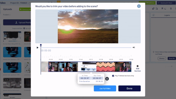 How To Add Visual Effects To Video using InVideo_Step 4.2