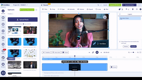 How To Add Visual Effects To Video using InVideo_Step 5.1