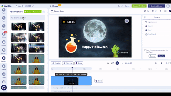 How to make Zoom Video Backgrounds using InVideo: Step 6