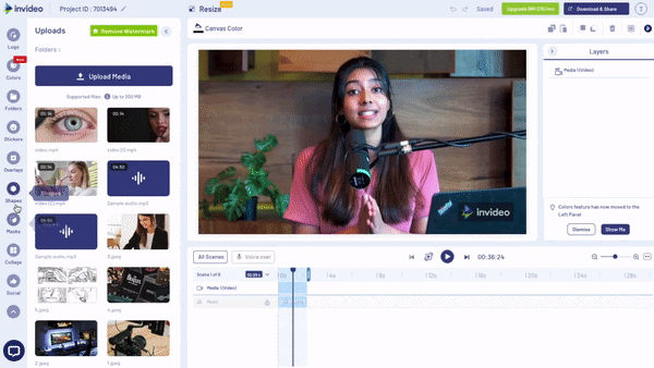 How To Add Visual Effects To Video using InVideo_Step 5.2