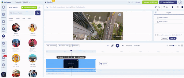 How To Add Sound Effects To A Video using InVideo_Step 6.3
