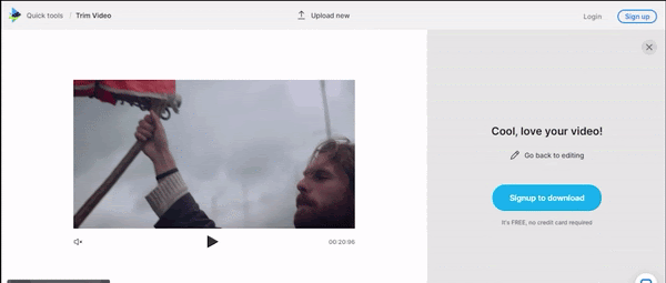 How to trim & compress your video using the InVideo Free Editor - step 4