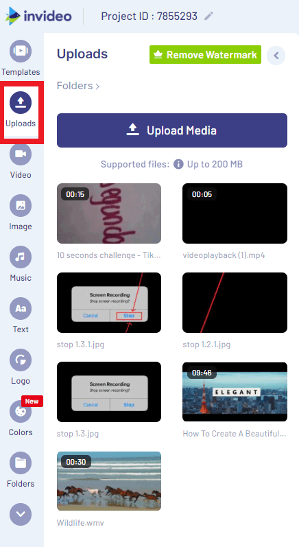How to create Christmas Video using InVideo - Step 4