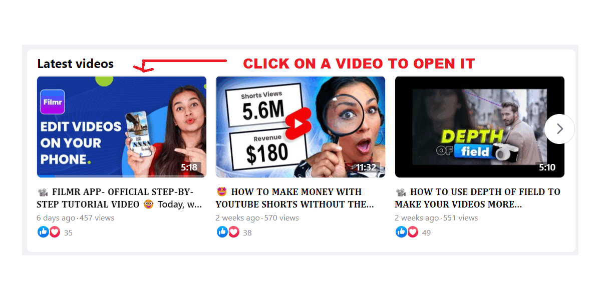 How to download Facebook video on Desktop - step 1