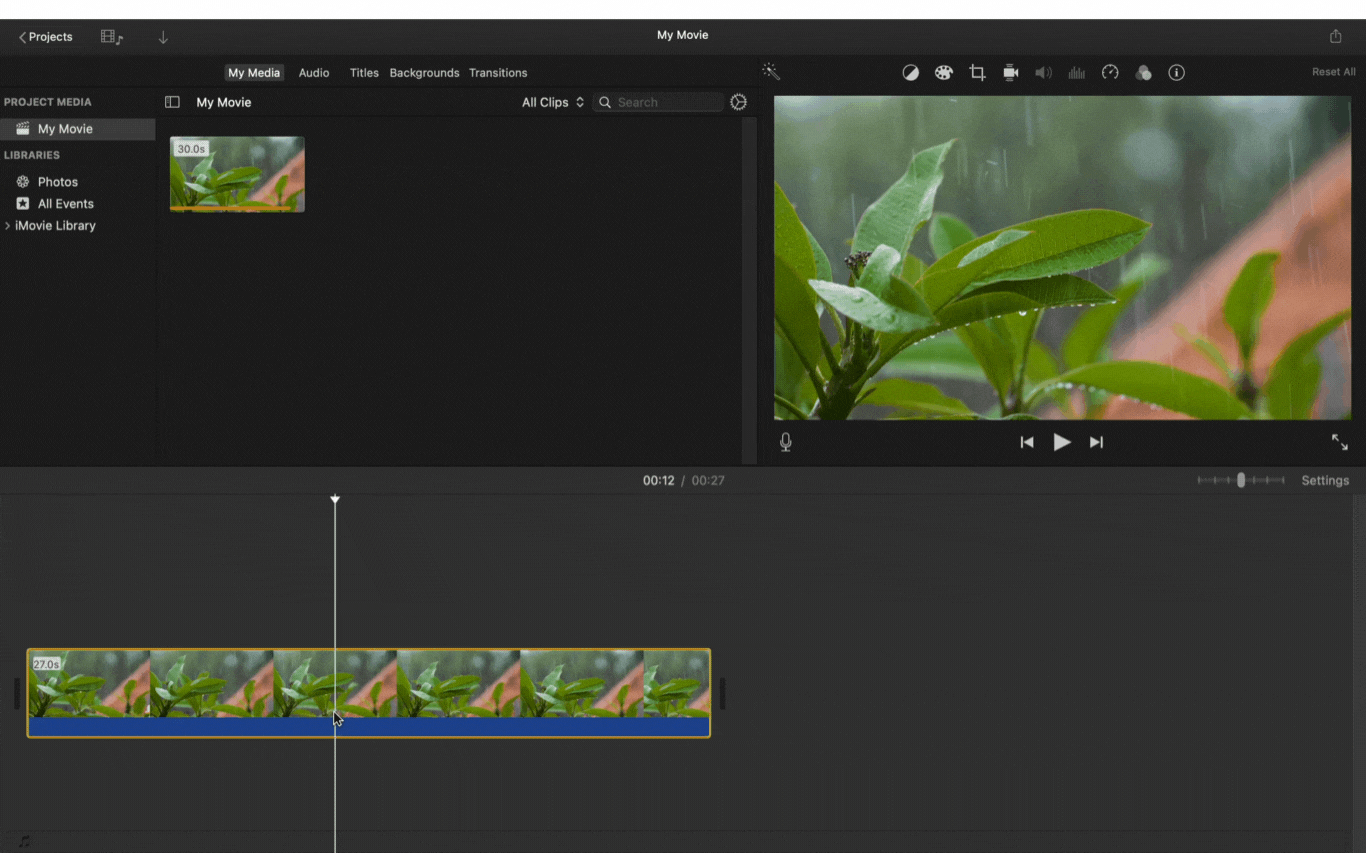 How to cut and trim a video on Mac_Step 6