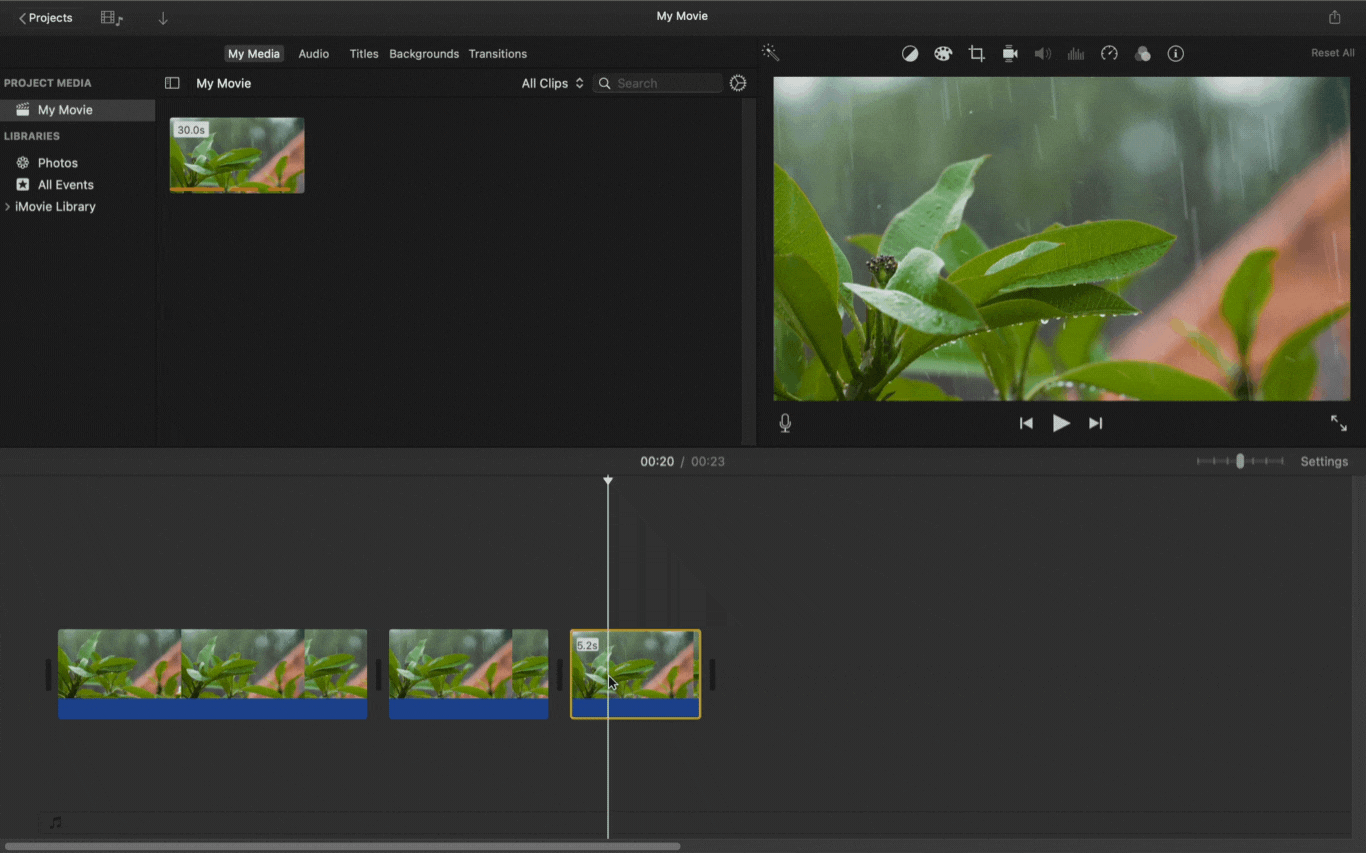 How to cut and trim a video on Mac_Step 7