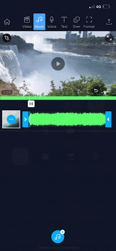 Adding music to videos with Filmr on iPhone - Step 8