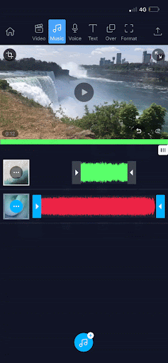 Adding music to videos with Filmr on iPhone - Step 9