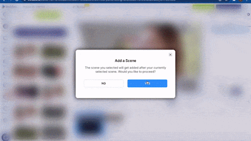how to create a cut-in using InVideo - step 2