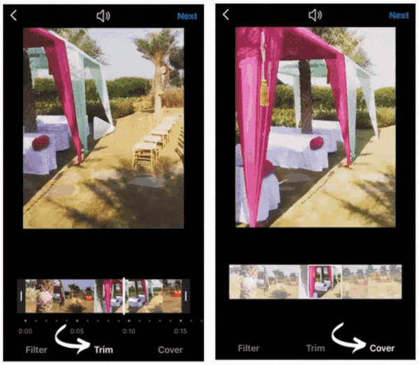How to Post a Video on Instagram Feed from gallery - step 5b