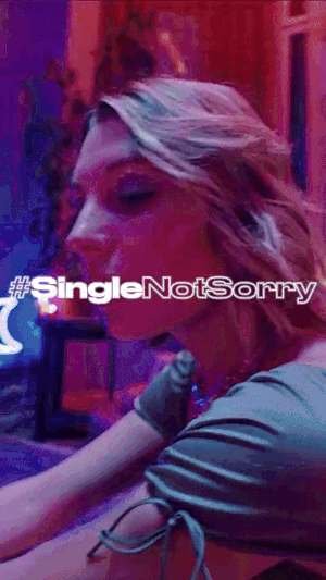 Example of Tinder, a dating app, promoting their ‘Single not Sorry