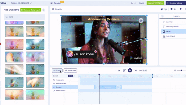 How To Add Visual Effects To Video using InVideo_Step 6