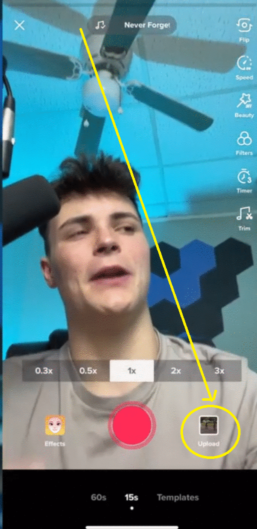 how to create the ill never forget you trend on tiktok_step 2