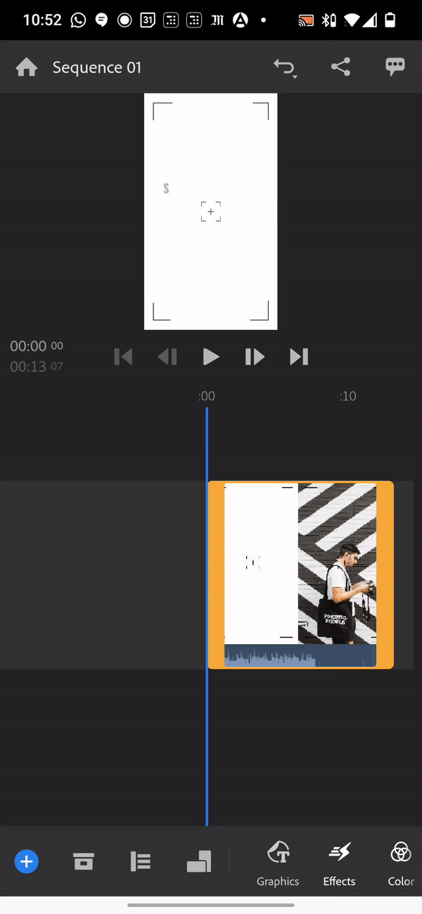 add music to videos on Android using Adobe Premiere Rush_step 6