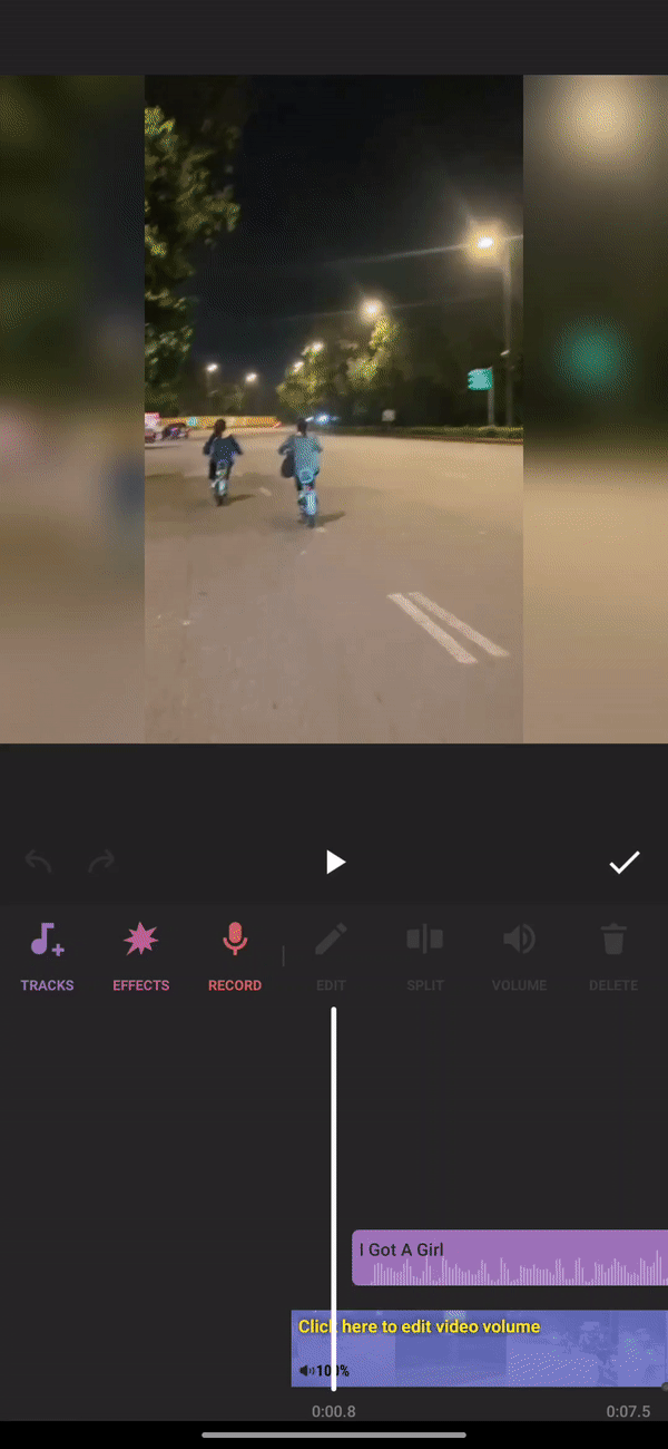 add music to videos on Android using InShot_step 6
