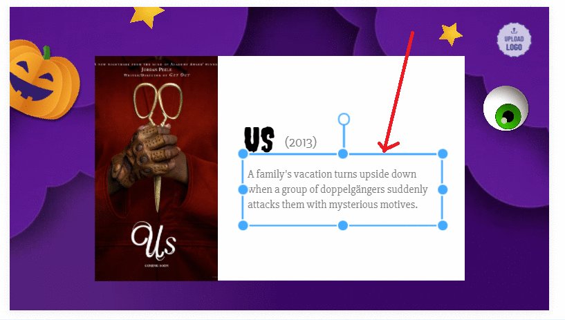 How to edit Halloween Recommendation Videos template - Step 5