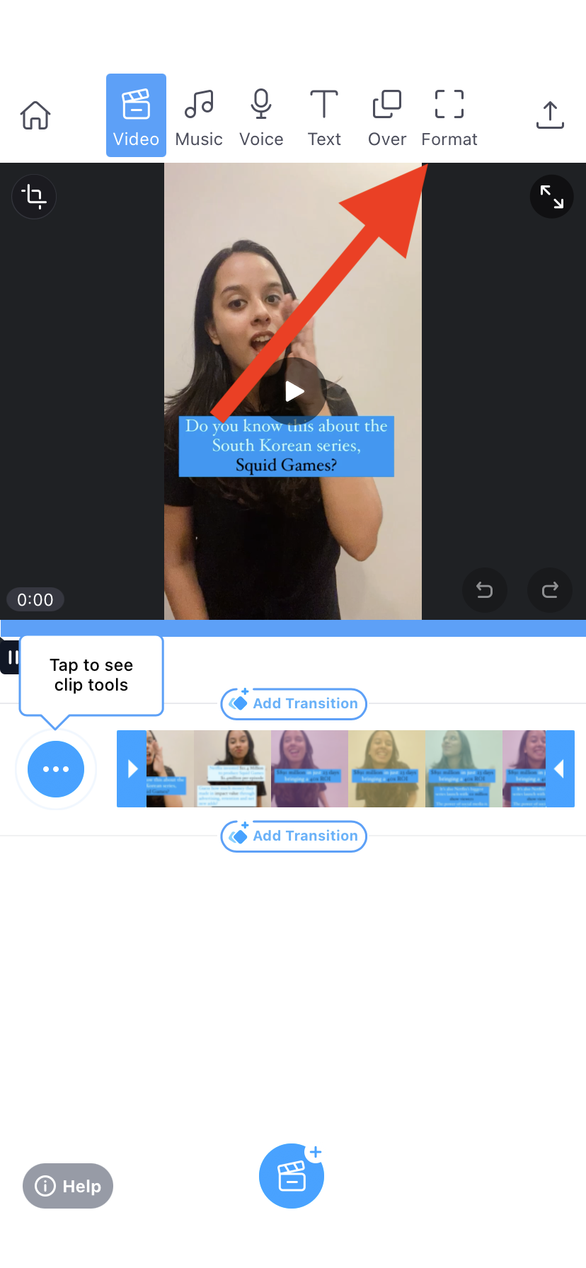 How to resize a video on iPhone_step 3