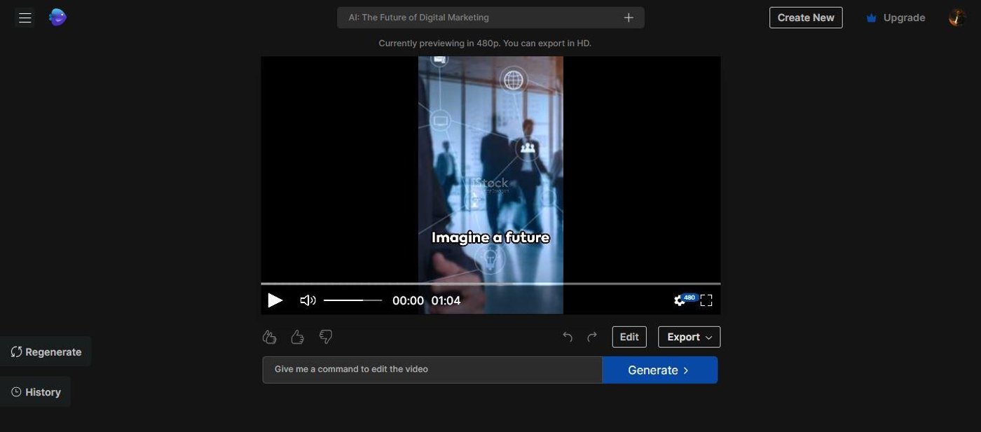 How to Make AI Videos Using invideo AI