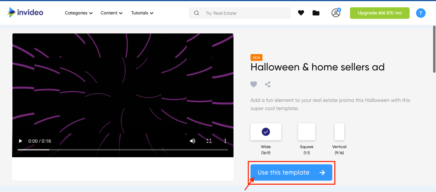 Create Facebook cover video to announce product launch_Step 1