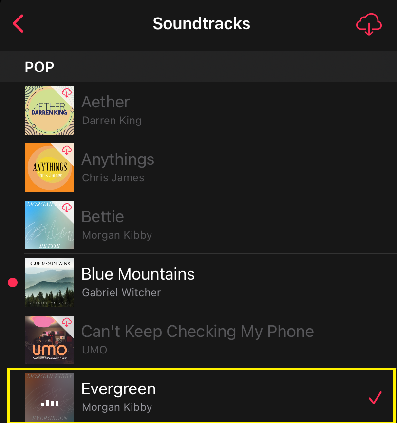 how to add audio files to video using Apple’s Clips - step 6