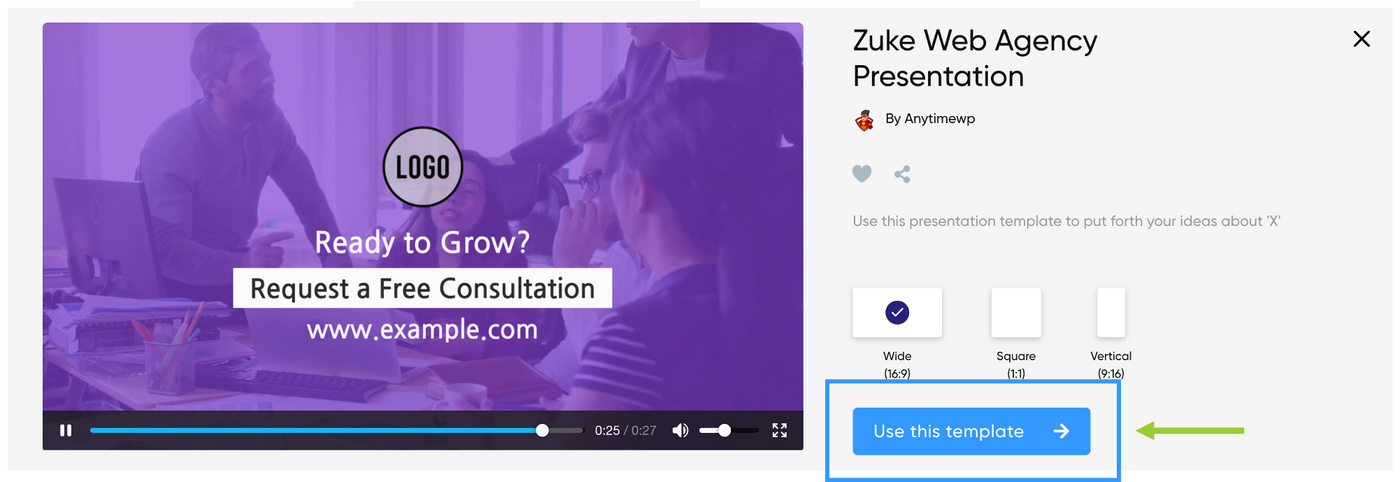 how to create professional videos for Google Slide using InVideo - Step 5