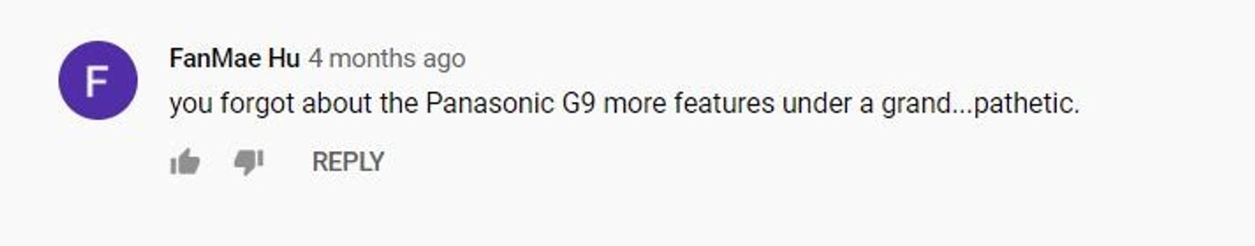 Comentarios de Youtube