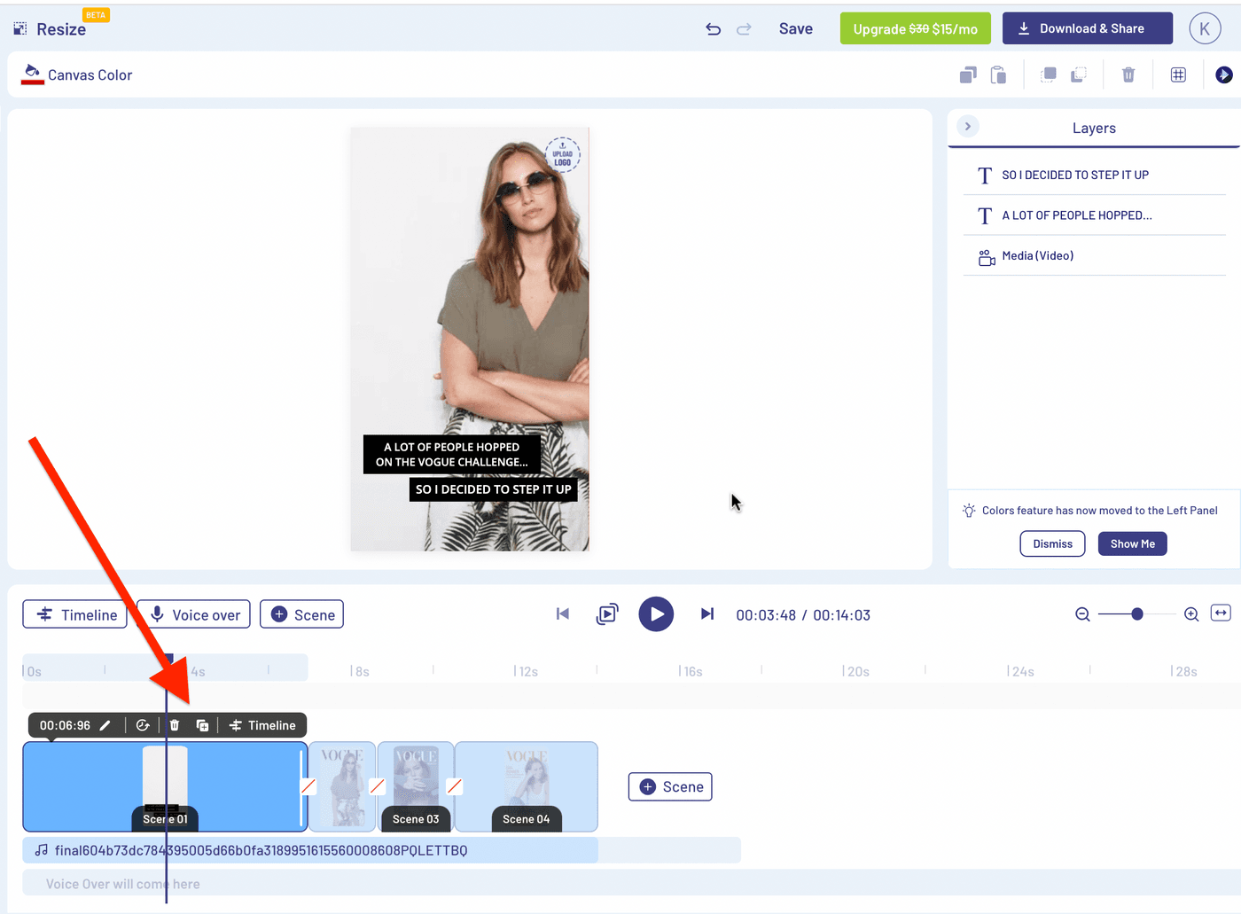 Create TikTok Trend video with InVideo_ step 4