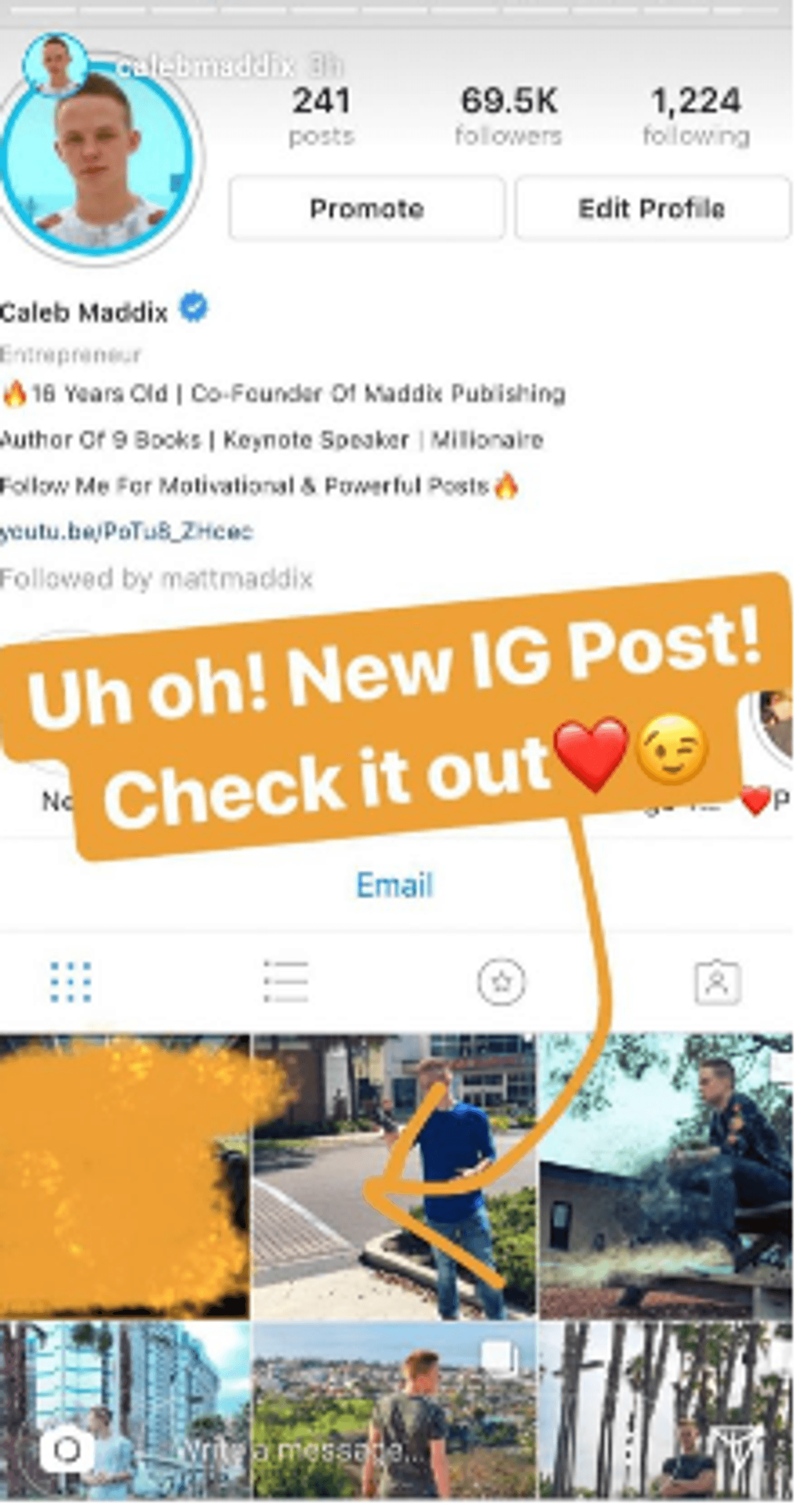 Promote post from your feed