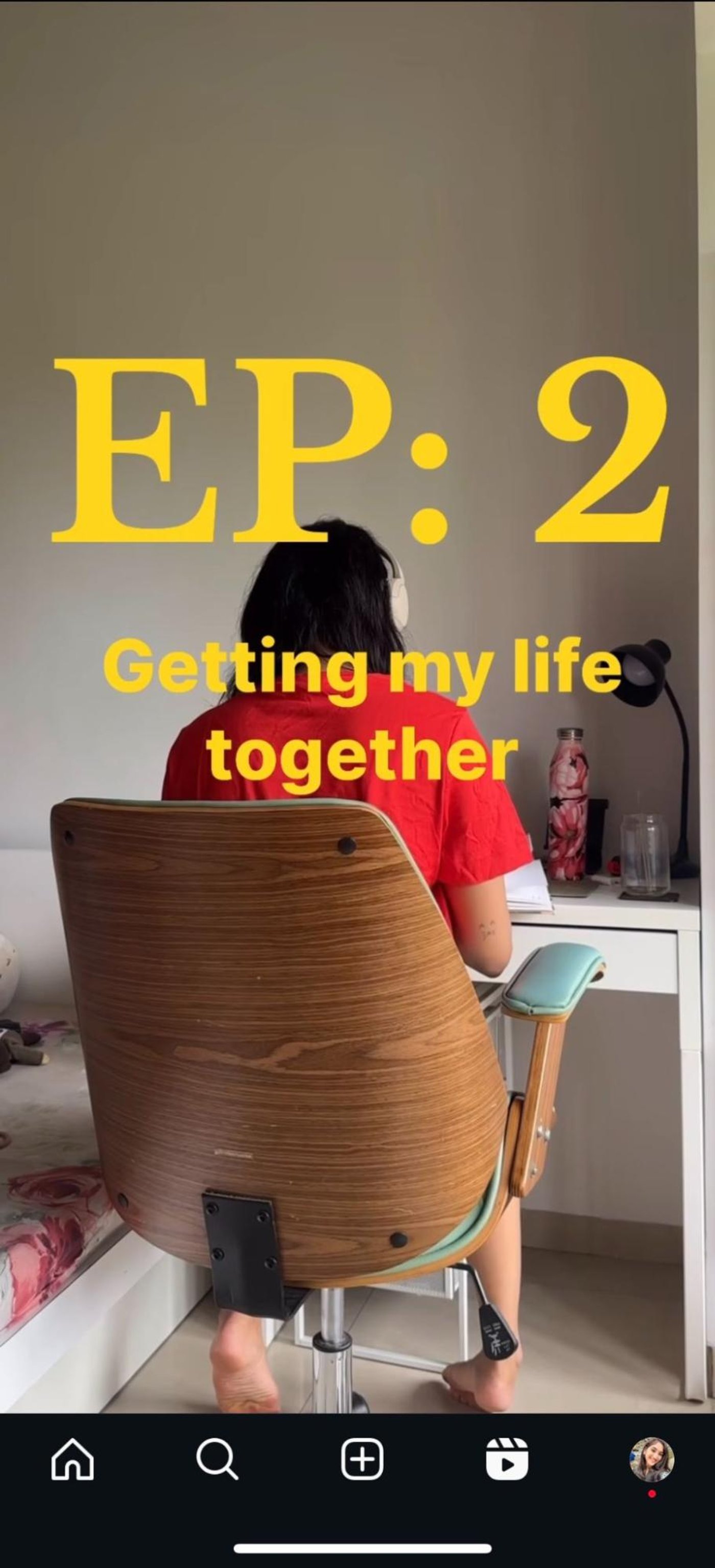 Episode 2: Taking steps to organize and improve my life in a cozy workspace.