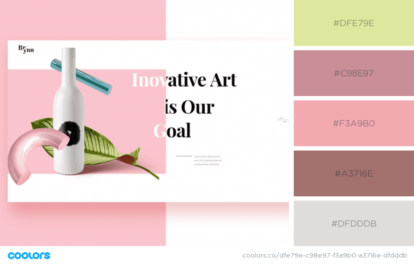 Site desenvolvido em tons pastéis