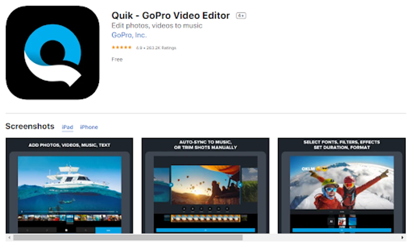 Quick - GoPro Video Editor