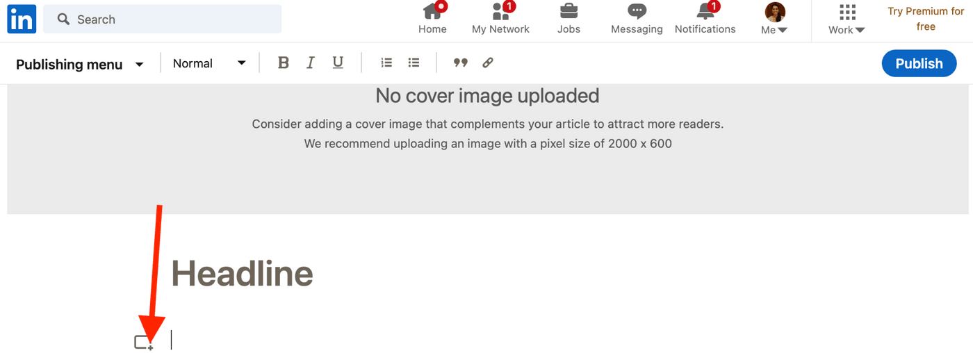 How to embed a YouTube video to LinkedIn Articles_ step 2