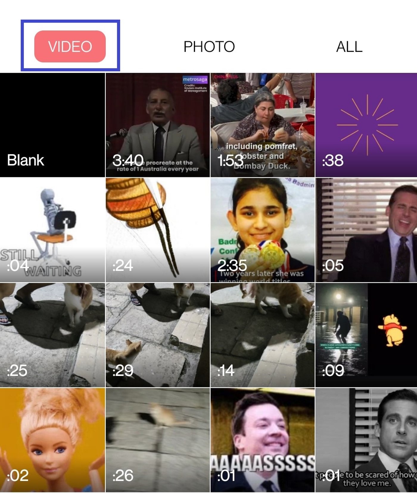 how to add music to video on InShot : step 3