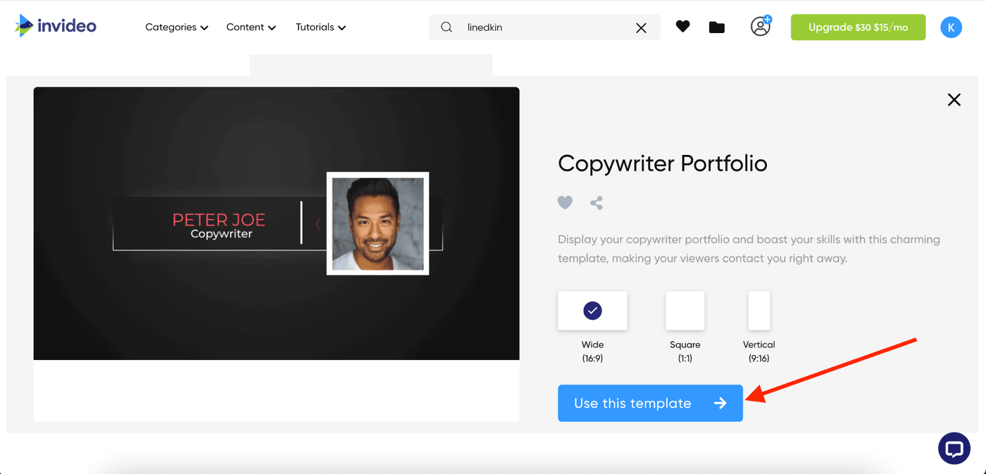 How to create videos for LinkedIn_step 3