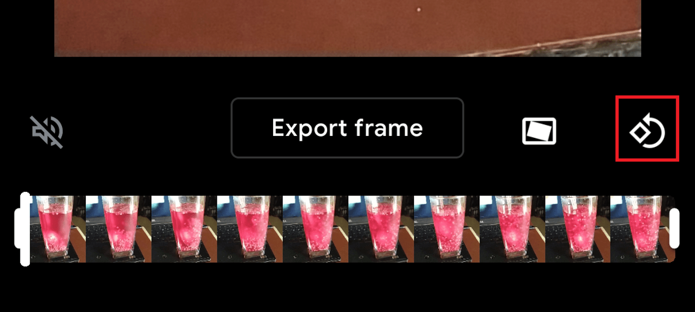 How to rotate a video on Android - Step 3