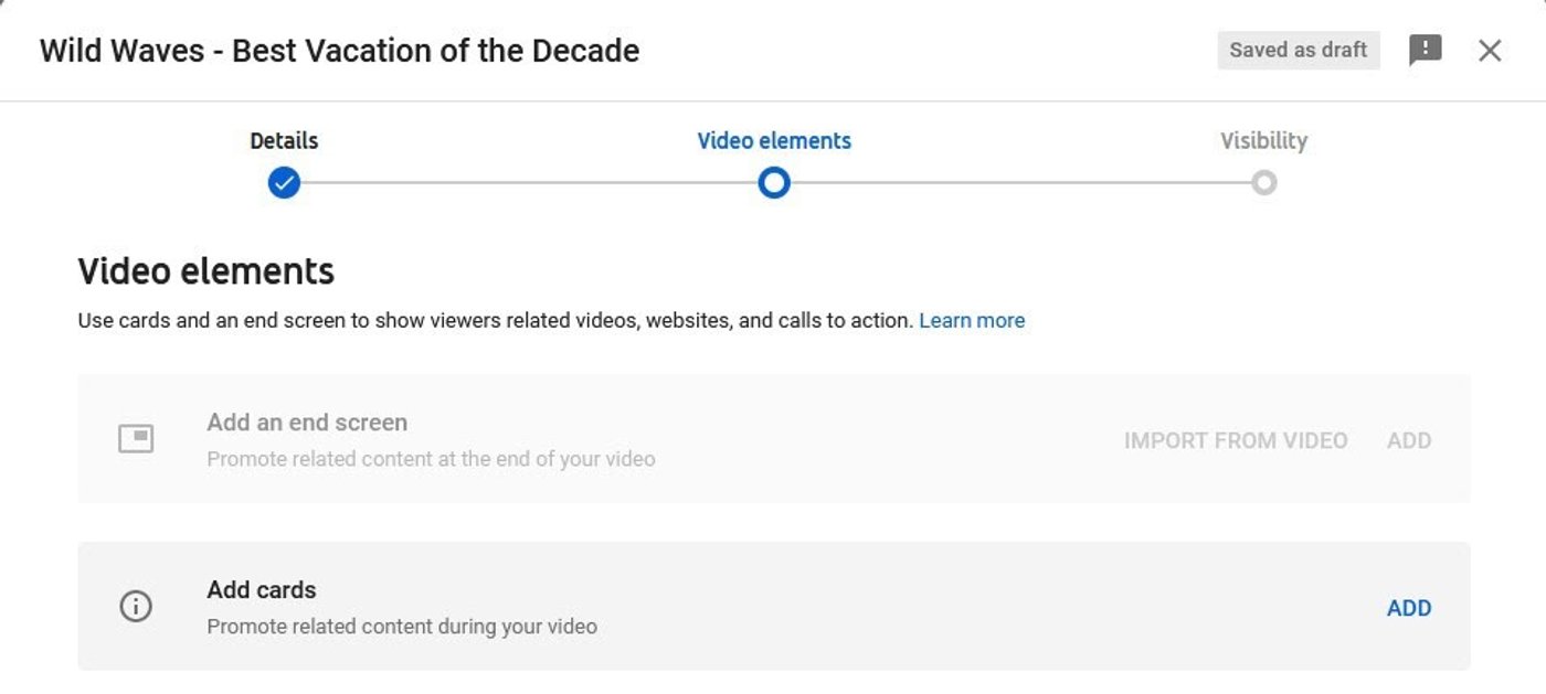 Configuración de la carga de videos en YouTube 