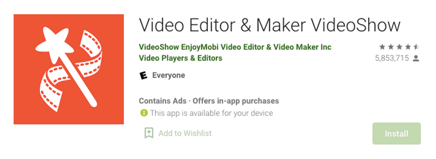 VideoShow - iMovie Alternatives for android
