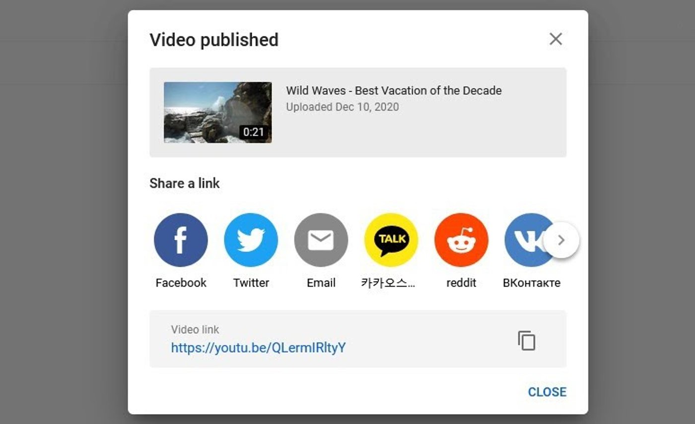 Guia conteúdo no YouTube Studio após fazer o uploado do vídeo