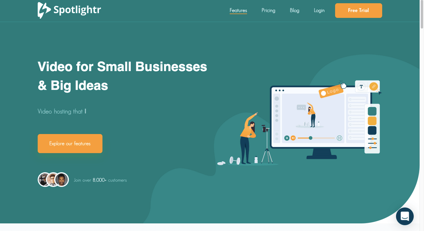 Spotlightr - Video Hosting Site