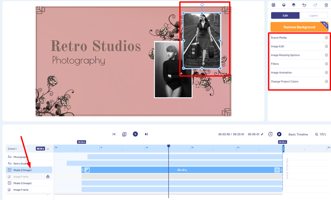 Tela para Adicionar música da biblioteca gratuita ao seu vídeo na plataforma Igratuita de edição de vídeo InVideo