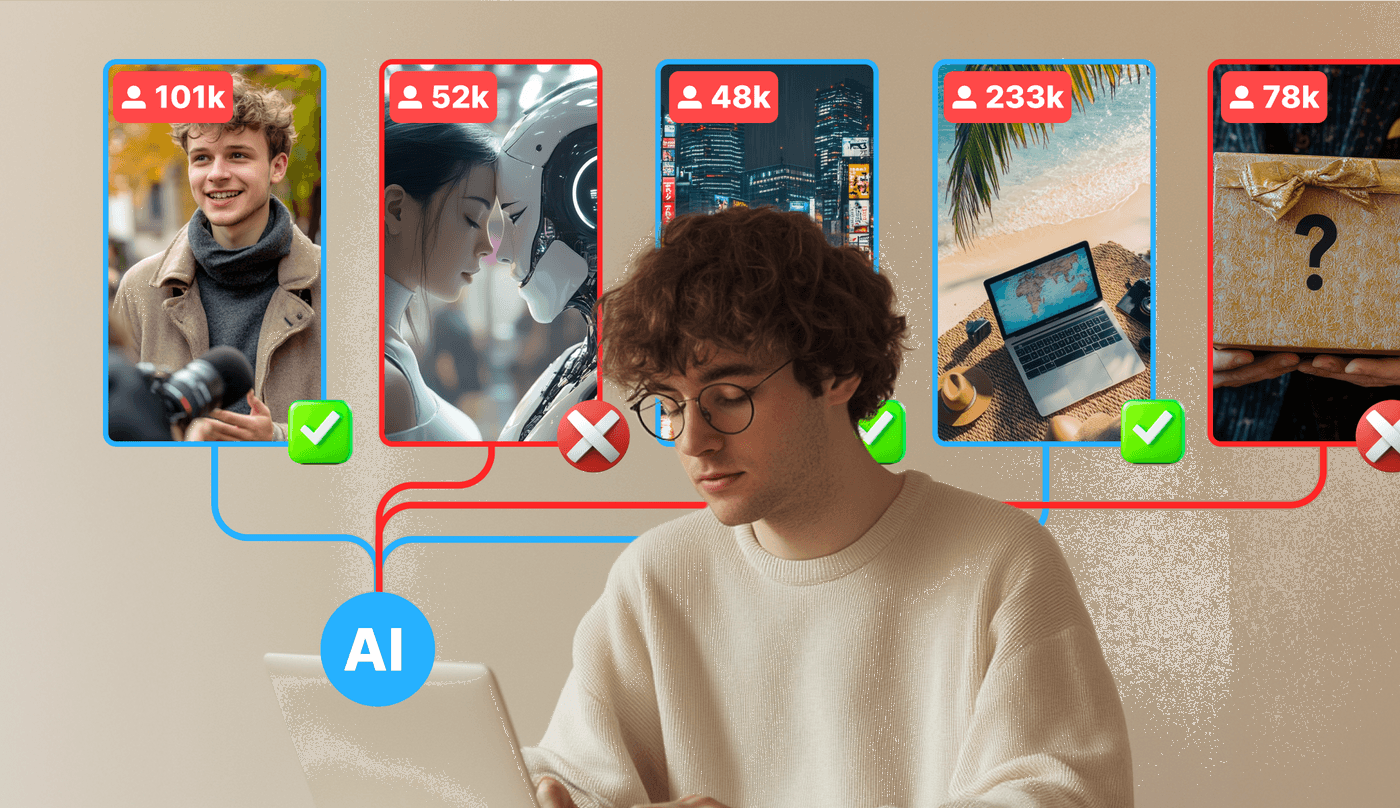 AI is transforming social media by helping choose the best influencers based on engagement and content quality.