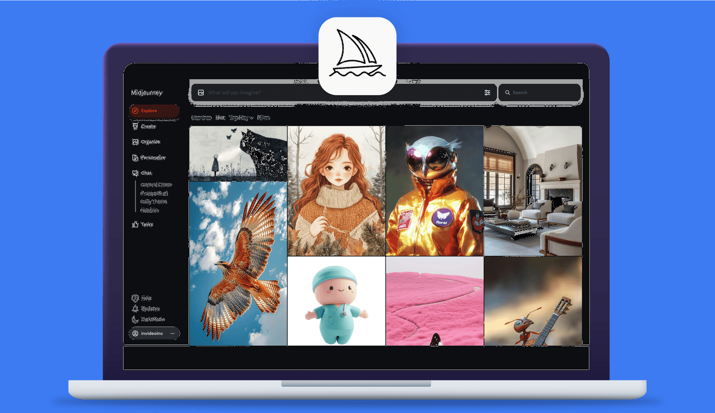 Exploring creative image generation with MidJourney, turning ideas into unique visuals.