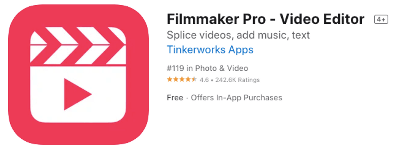 Filmmaker Pro