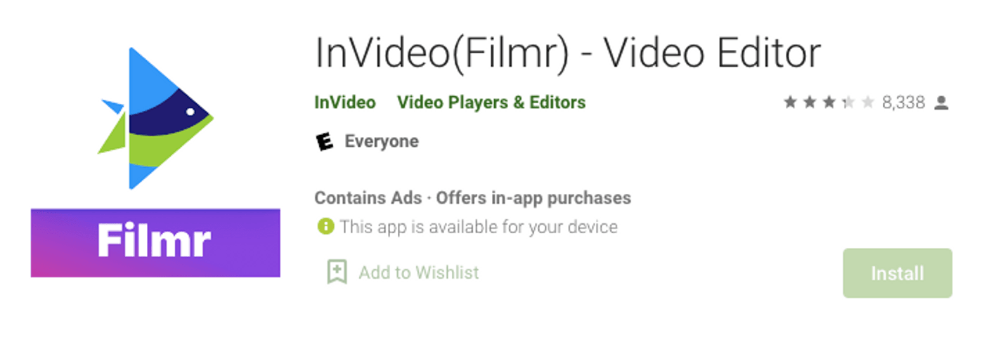 InVideo (Filmr) App