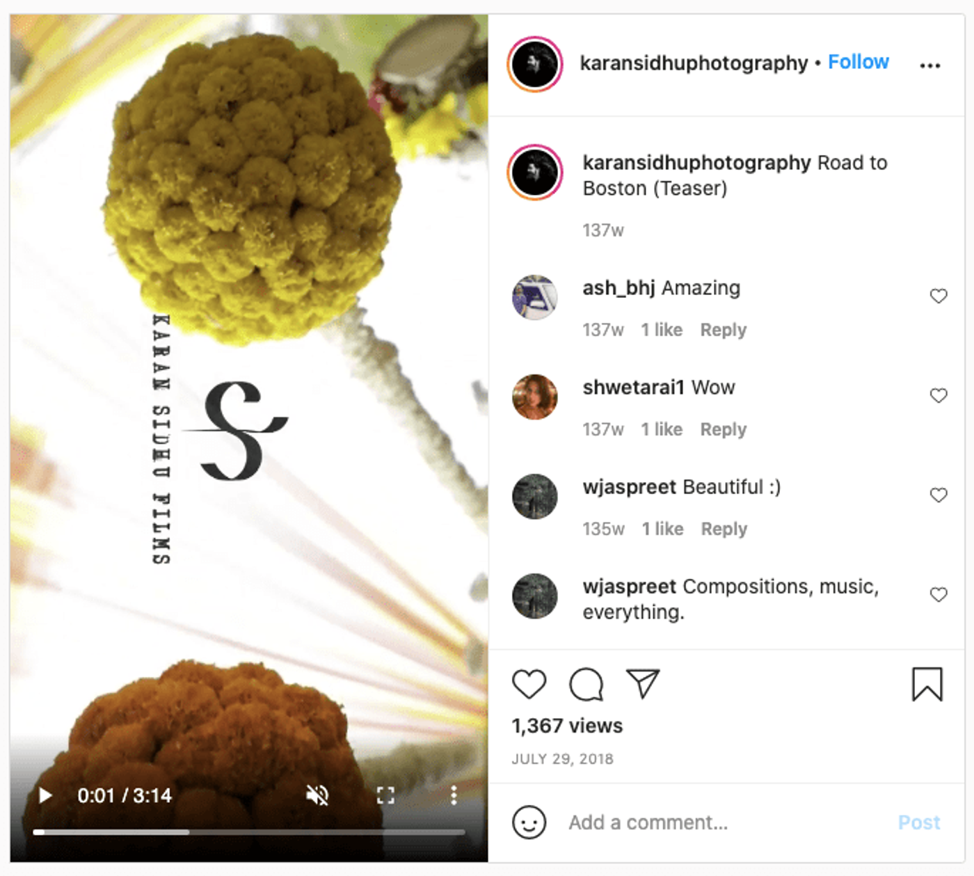 Bastidores de produção de fotos no IGTV