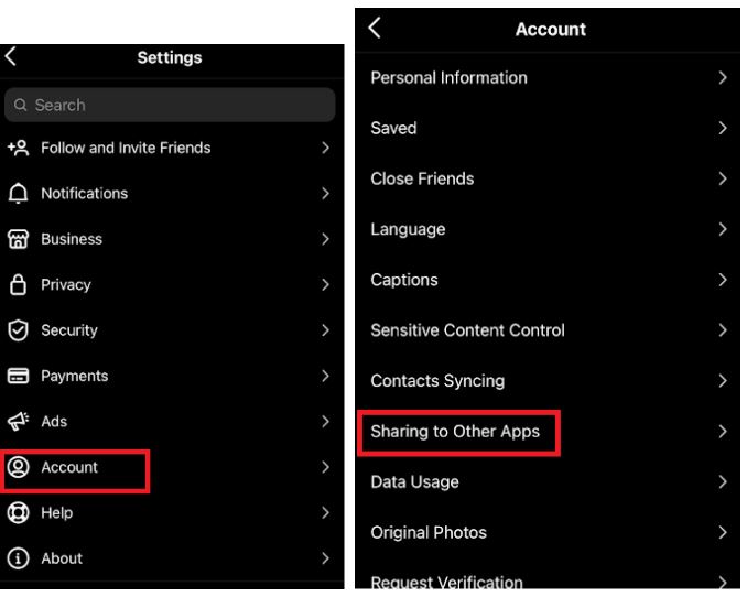 How to Post your Facebook Stories to Instagram Stories- Step 3