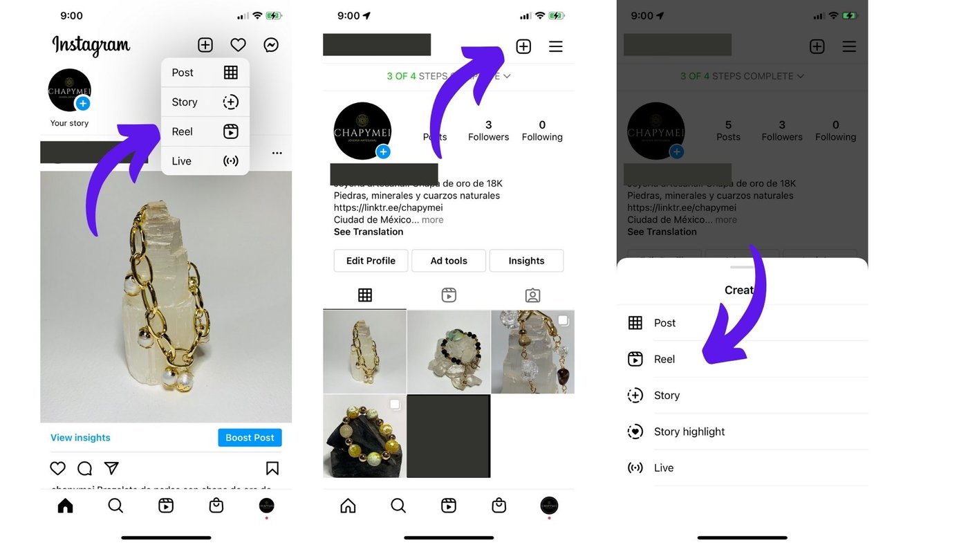 Cómo hacer reels con videos