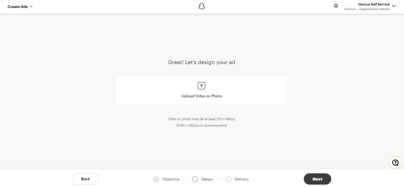 Create Snapchat Business Account- step 7