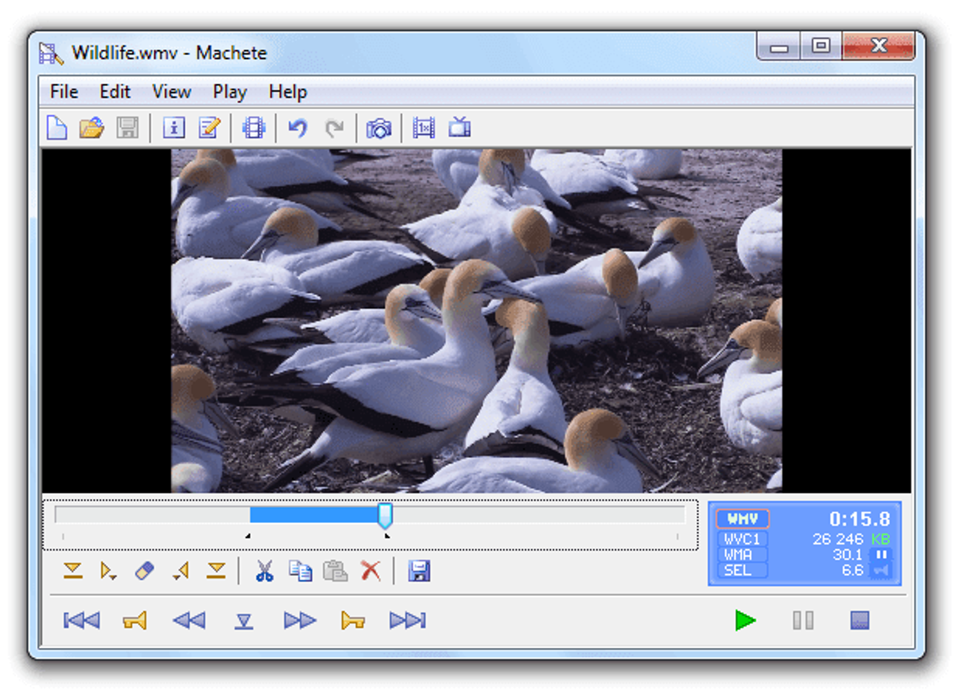 Editor de video Machete Lite