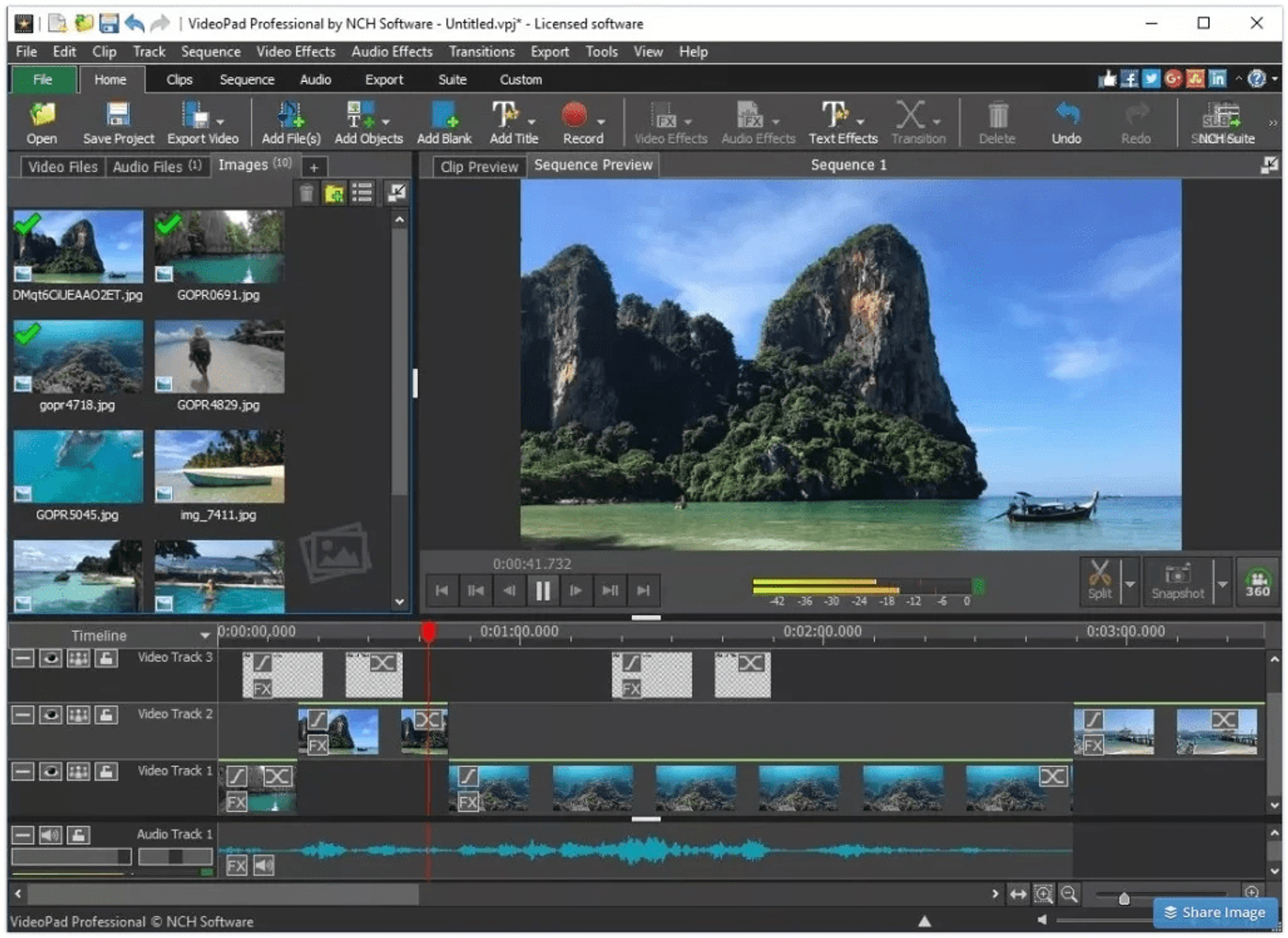 Pantalla del Videopad